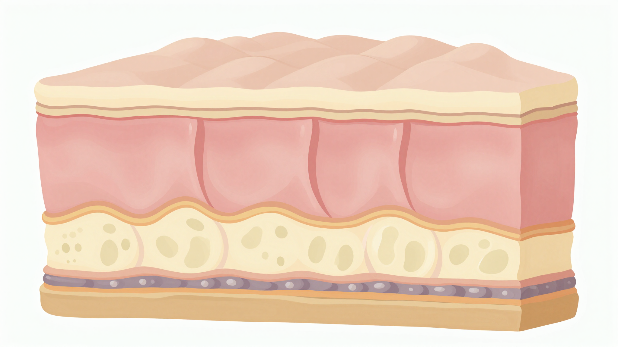 리프팅 시술별 피부 작용 깊이 비교