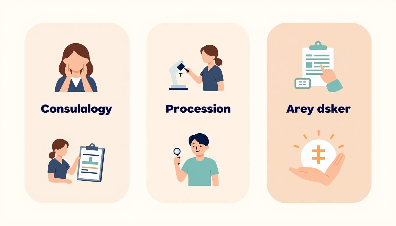 Treatment procedure infographic