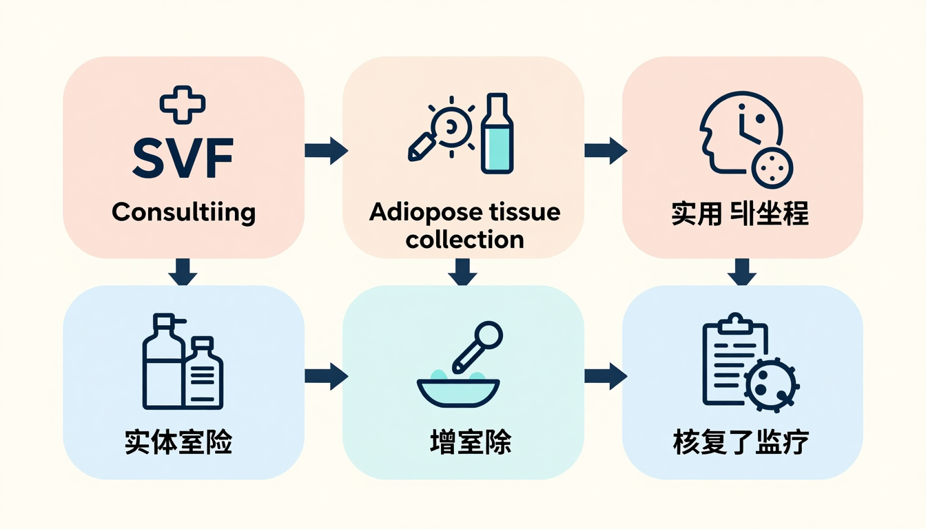 SVF 治疗流程信息图